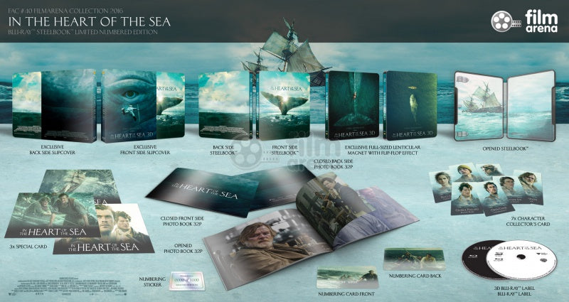 In the Heart of the Sea 3D Full Slip SteelBook + Lenticular Magnet (FAC#040)(Czech)