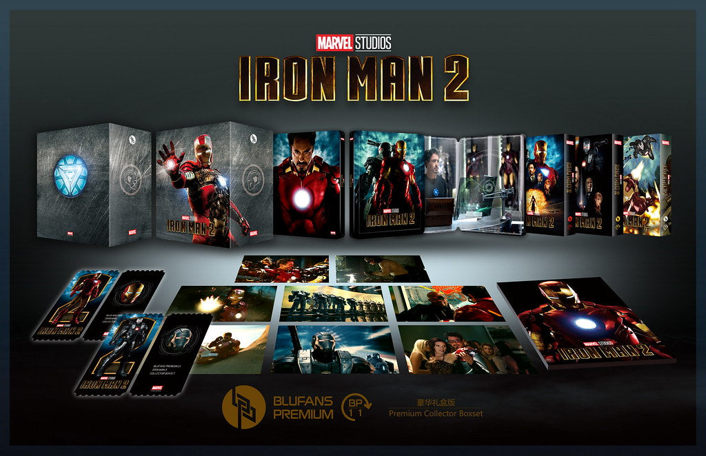 Iron Man 2 1-Click SteelBook (2010)(BP#011)(EMPTY)(China)