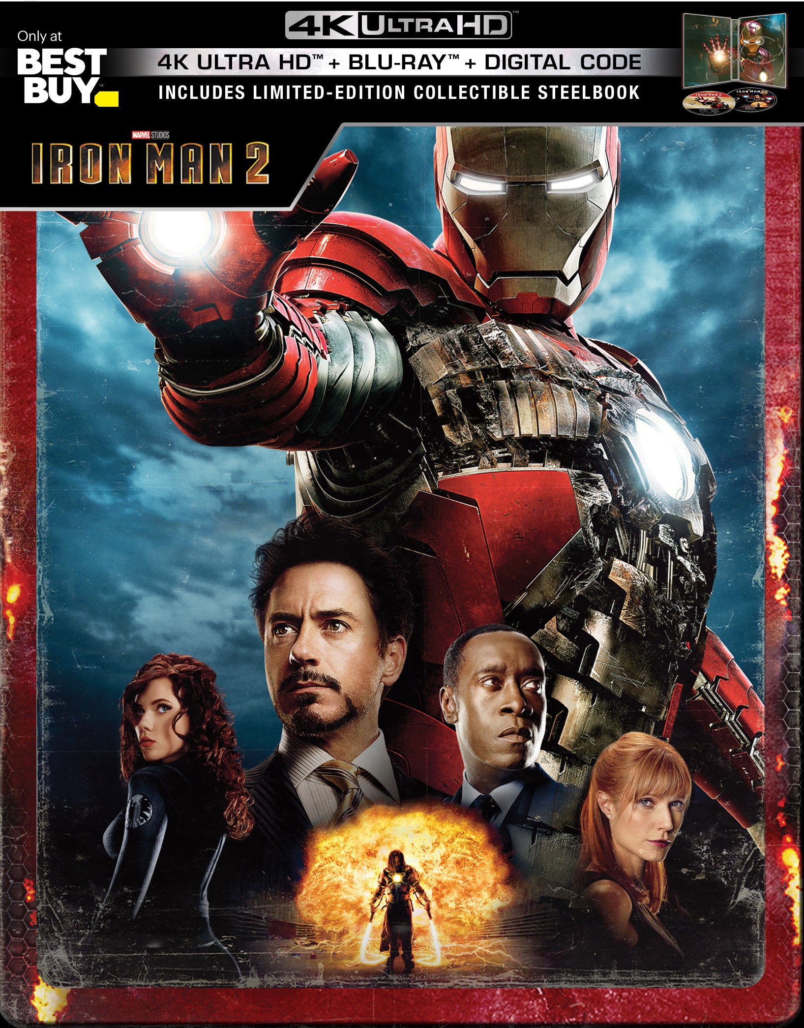 Iron Man Steelbook bundle authentic 4k