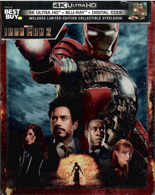 Iron Man 2 4K SteelBook (2010)(Exclusive)