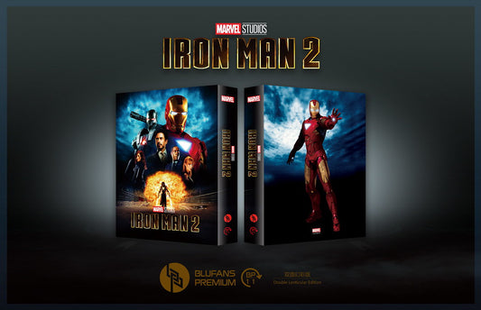Iron Man 2 Double Lenticular SteelBook (2010)(BP#011)(EMPTY)(China)