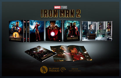 Iron Man 2 Double Lenticular SteelBook (2010)(BP#011)(EMPTY)(China)
