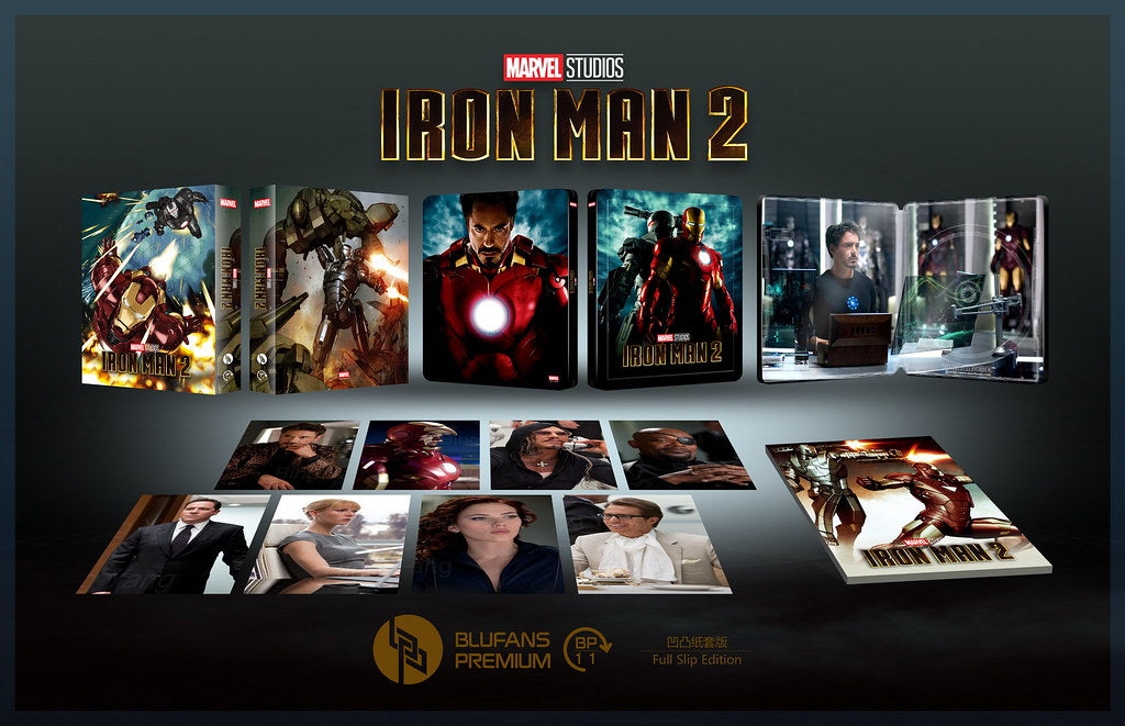 Iron Man 2 1-Click SteelBook (2010)(BP#011)(EMPTY)(China)