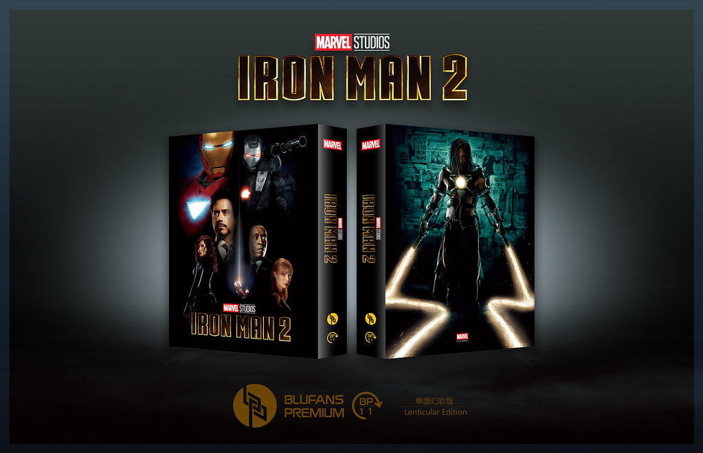 Iron Man 2 Lenticular SteelBook (2010)(BP#011)(EMPTY)(China)