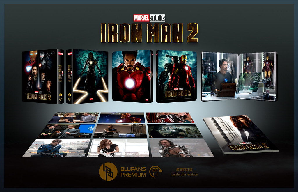 Iron Man 2 Lenticular SteelBook (2010)(BP#011)(EMPTY)(China)