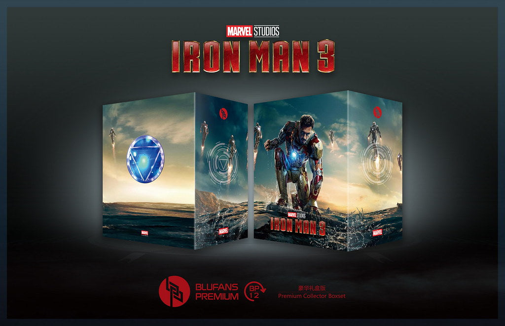 Iron Man 3 4K 1-Click SteelBook (2013)(BP#012)(China)(EMPTY)(Slip Box)