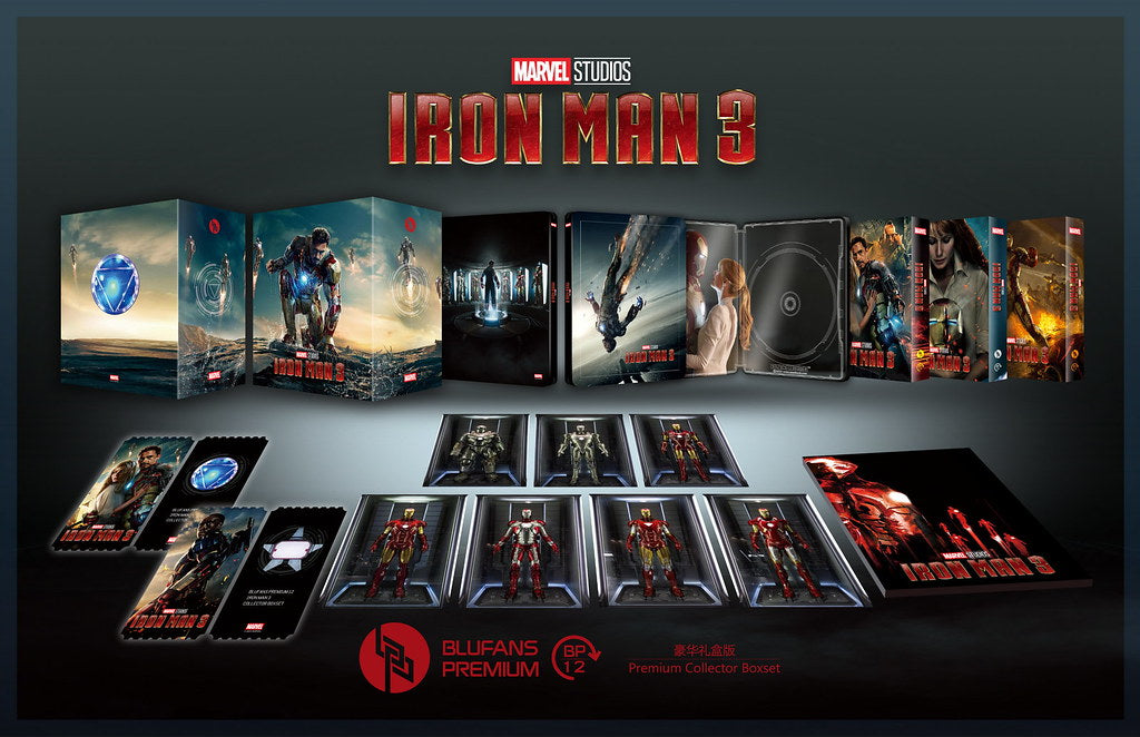 Iron Man 3 1-Click SteelBook (2013)(BP#012)(EMPTY)(China)
