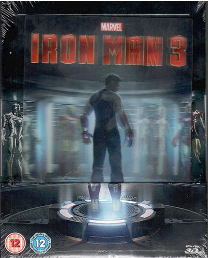 Iron Man 3 3D SteelBook w/ Lenticular Magnet (2013)(UK)