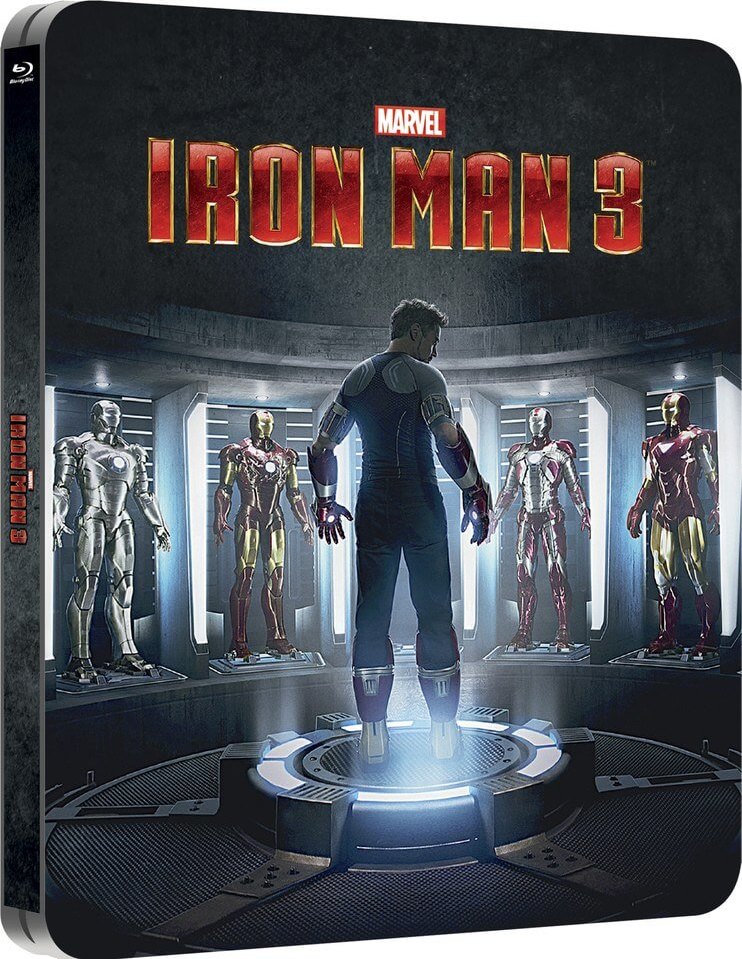 Iron Man 3 3D SteelBook w/ Lenticular Magnet (2013)(UK)