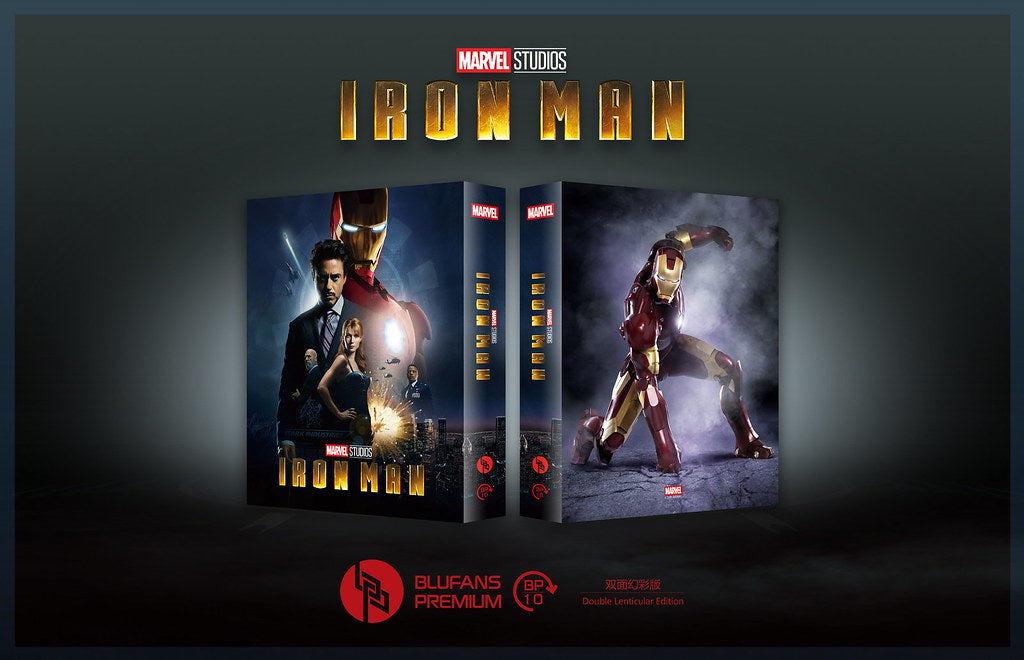 Iron Man 1-Click SteelBook (2008)(BP#010)(EMPTY)(China)