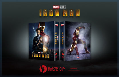 Iron Man 1-Click SteelBook (2008)(BP#010)(EMPTY)(China)