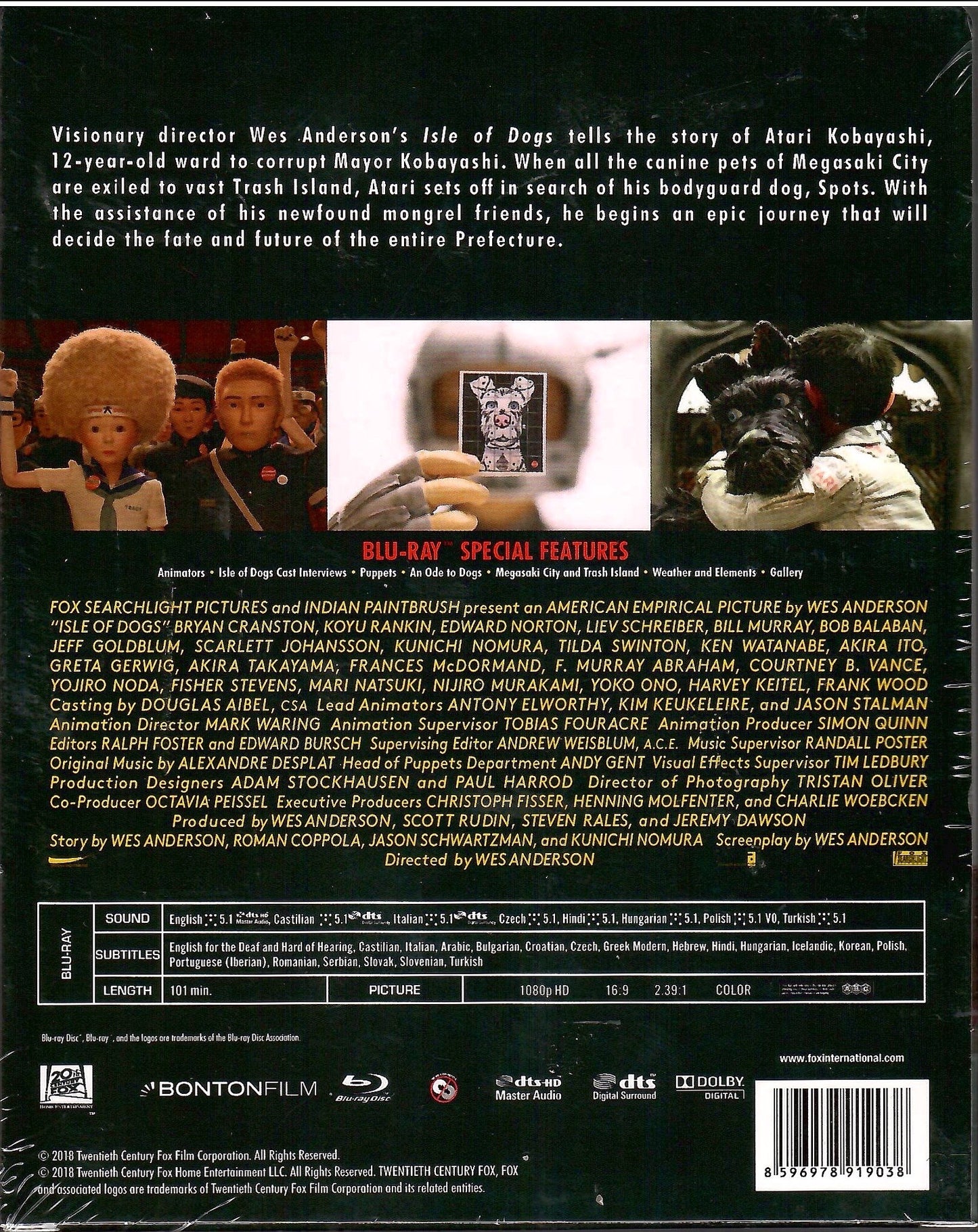 Isle of Dogs 1/4 Slip SteelBook (Czech)