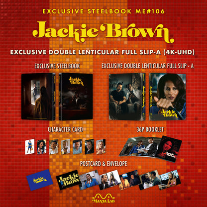[Pre-Order] Jackie Brown 4K Double Lenticular A SteelBook (ME#106)(Hong Kong)