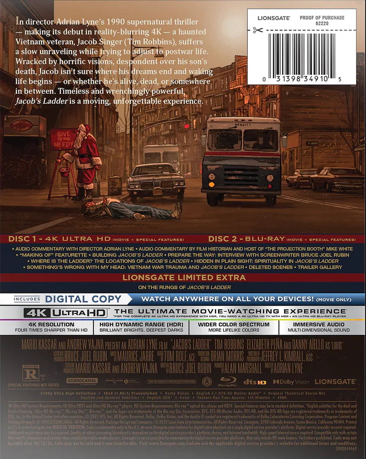 Jacob's Ladder 4K SteelBook (Exclusive)