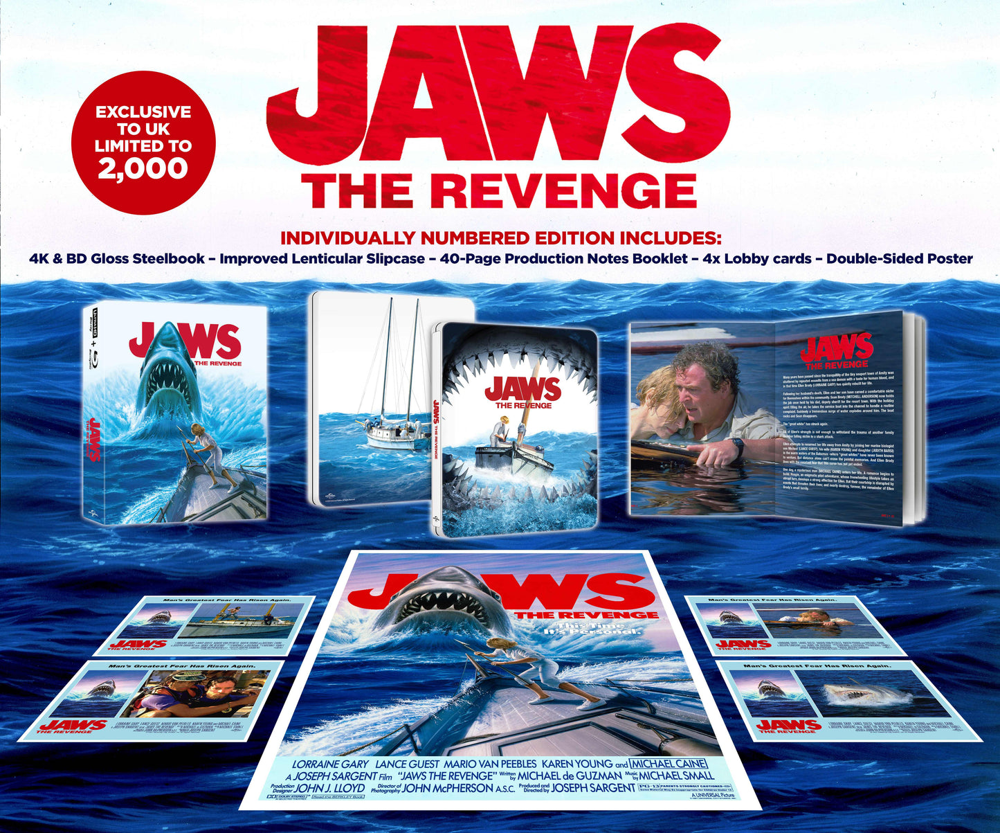 Jaws: The Revenge 4K Lenticular SteelBook (UK)