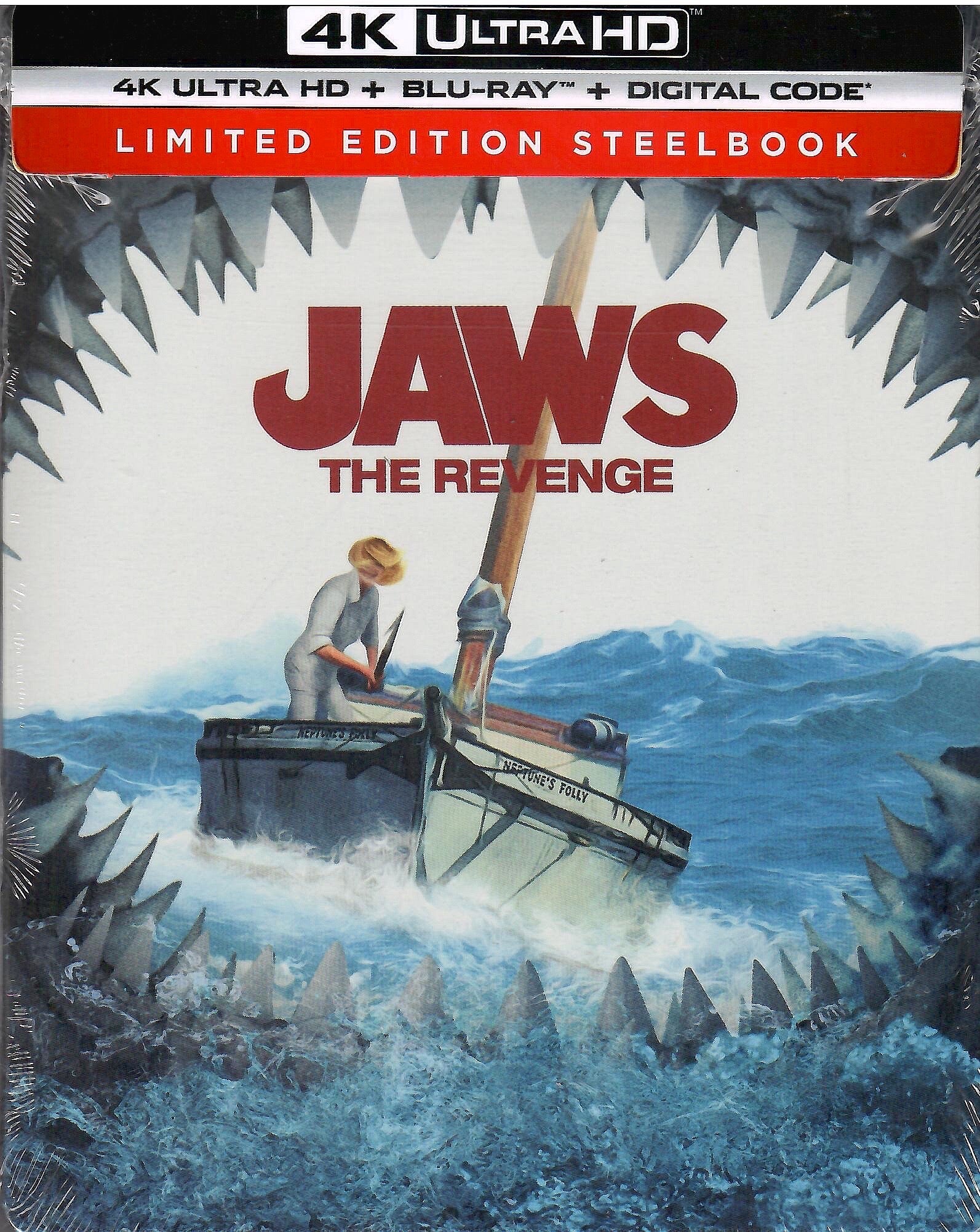 NEWS/SEALED JAWS THE REVENGE BLURAY hot STEELBOOK