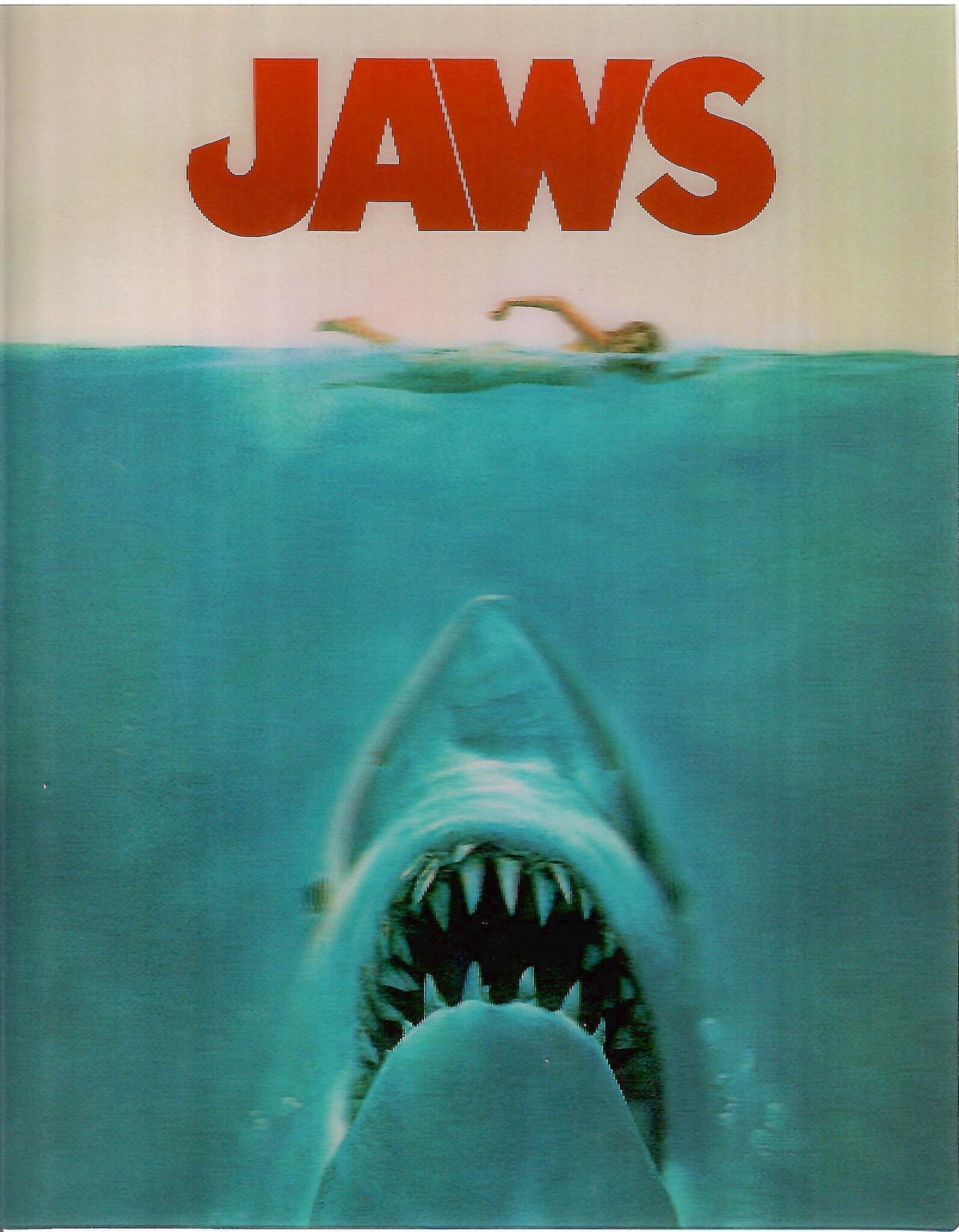 Jaws Lenticular Sticker Version A For SteelBook (1975)(FAC#134)(Czech)