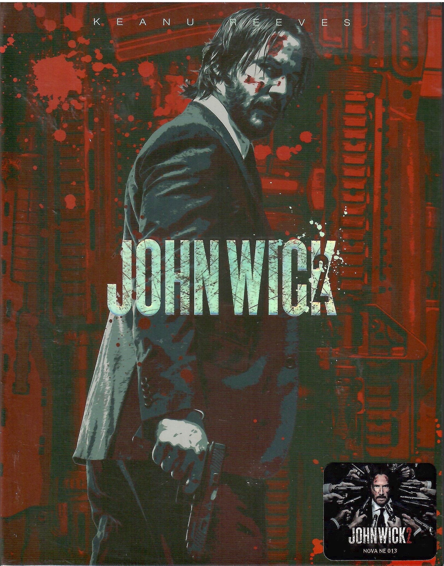 John Wick: Chapter 2 Full Slip B SteelBook (2017)(NE#13)(Korea)