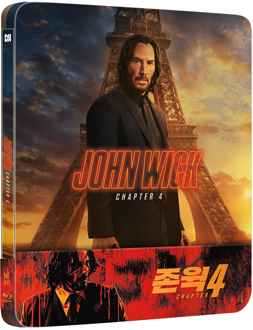 John Wick: Chapter 4 1/4 Slip SteelBook (2023)(NE#43)(Korea)