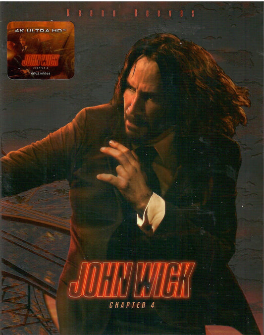 John Wick: Chapter 4 4K Full Slip SteelBook (2023)(NE#44)(Korea)