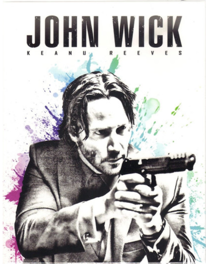 John Wick Full Slip SteelBook: Angel Edition + Lenticular Magnet w/ Notepad (2014)(FAC#15)(Czech)