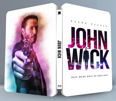 John Wick Full Slip SteelBook: Angel Edition + Lenticular Magnet w/ Notepad (2014)(FAC#15)(Czech)