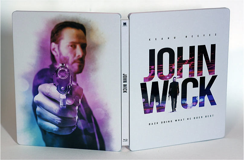 John Wick Full Slip SteelBook: Angel Edition + Lenticular Magnet w/ Notepad (2014)(FAC#15)(Czech)