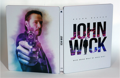 John Wick Full Slip SteelBook: Angel Edition + Lenticular Magnet w/ Notepad (2014)(FAC#15)(Czech)