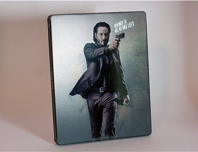 John Wick Full Slip SteelBook: Devil Edition + Lenticular Magnet w/ Coin (2014)(FAC#15)(Czech)