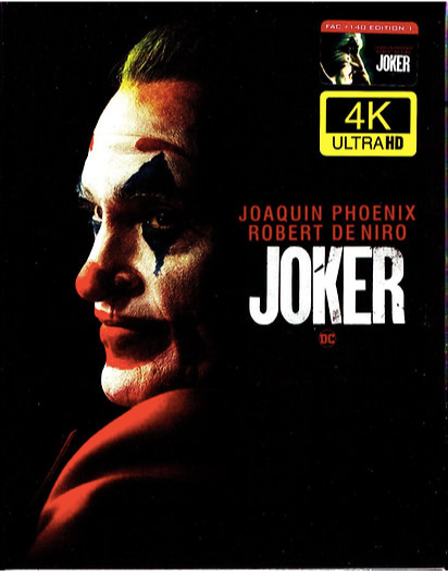 Joker 4K Full Slip SteelBook + Lenticular Magnet (2019)(FAC#140)(Czech)