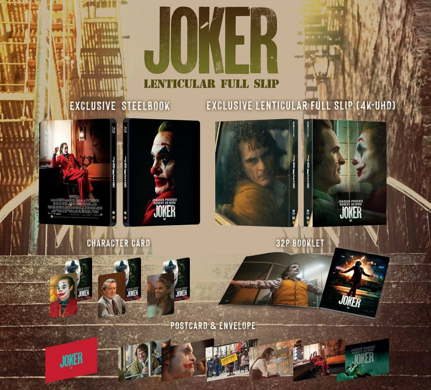 Joker 4K 1-Click SteelBook (2019)(ME#29)(Hong Kong)