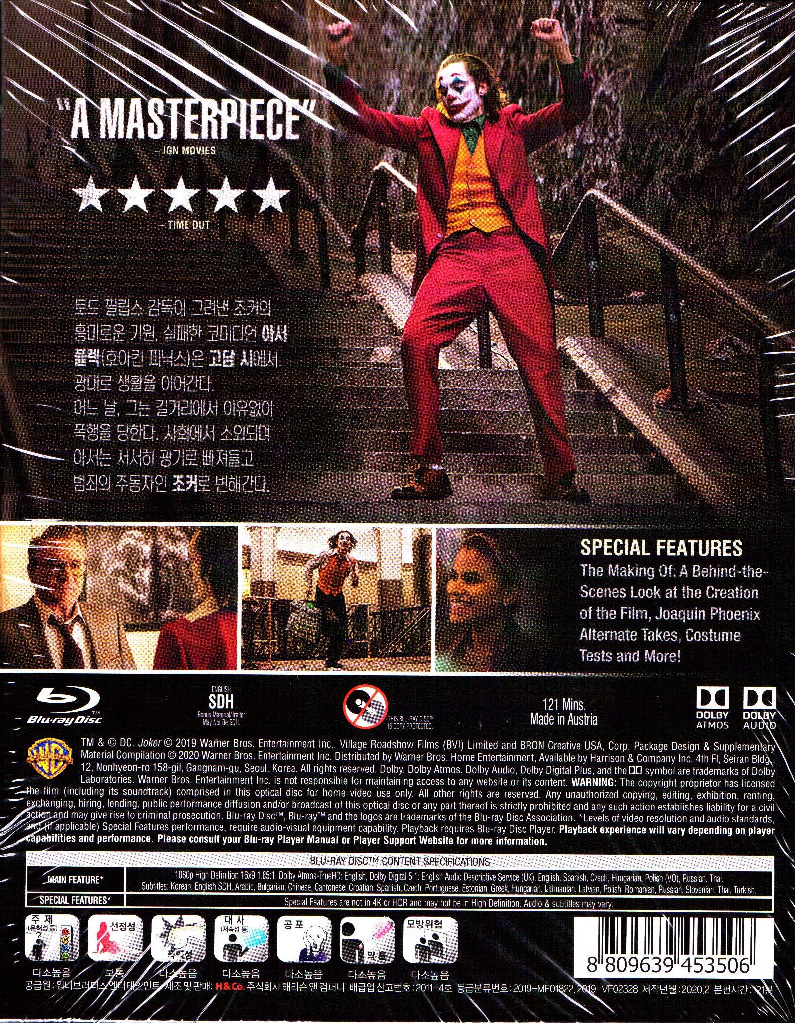 Joker Full Slip SteelBook (2019)(Re-release)(Korea) – Blurays For