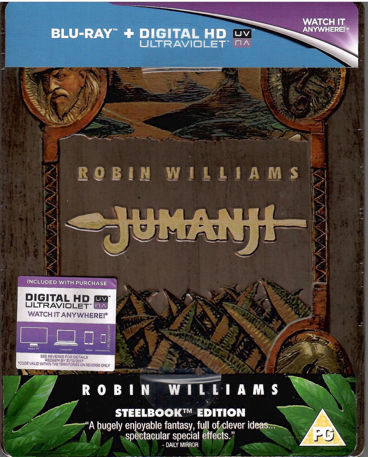 Jumanji SteelBook (1995)(UK)