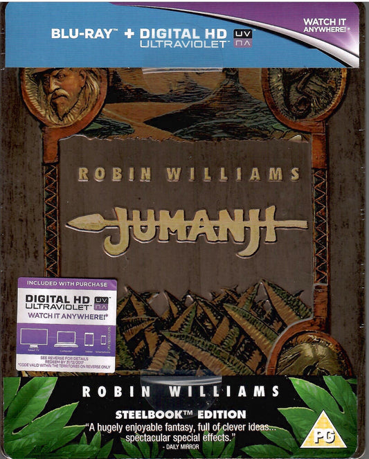 Jumanji SteelBook (1995)(UK)