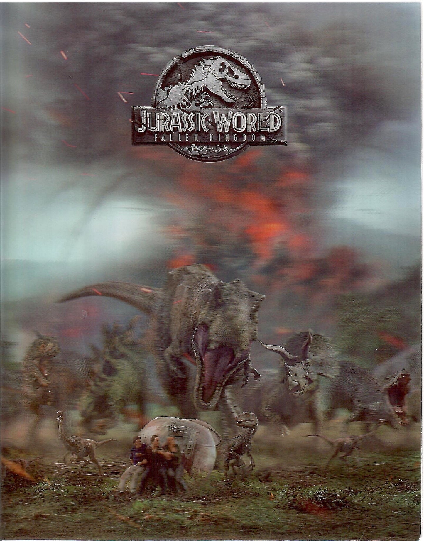 Jurassic World: Fallen Kingdom Lenticular Sticker For SteelBook (FAC#106)(Czech)