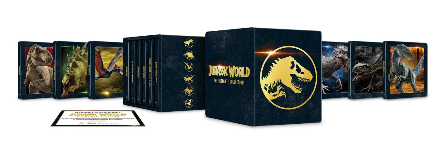 Jurassic World 4K: The Ultimate Collection SteelBook (Exclusive)