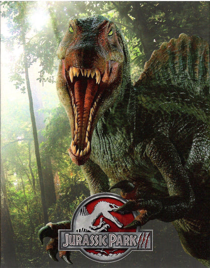 Jurassic Park III Full Slip SteelBook + Lenticular Magnet (2001)(FAC#67)(Czech)