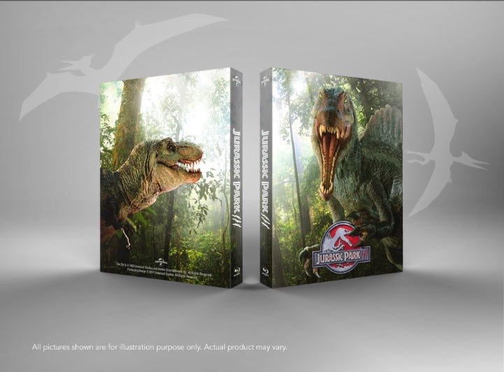 Jurassic Park III Full Slip SteelBook + Lenticular Magnet (2001)(FAC#67)(Czech)