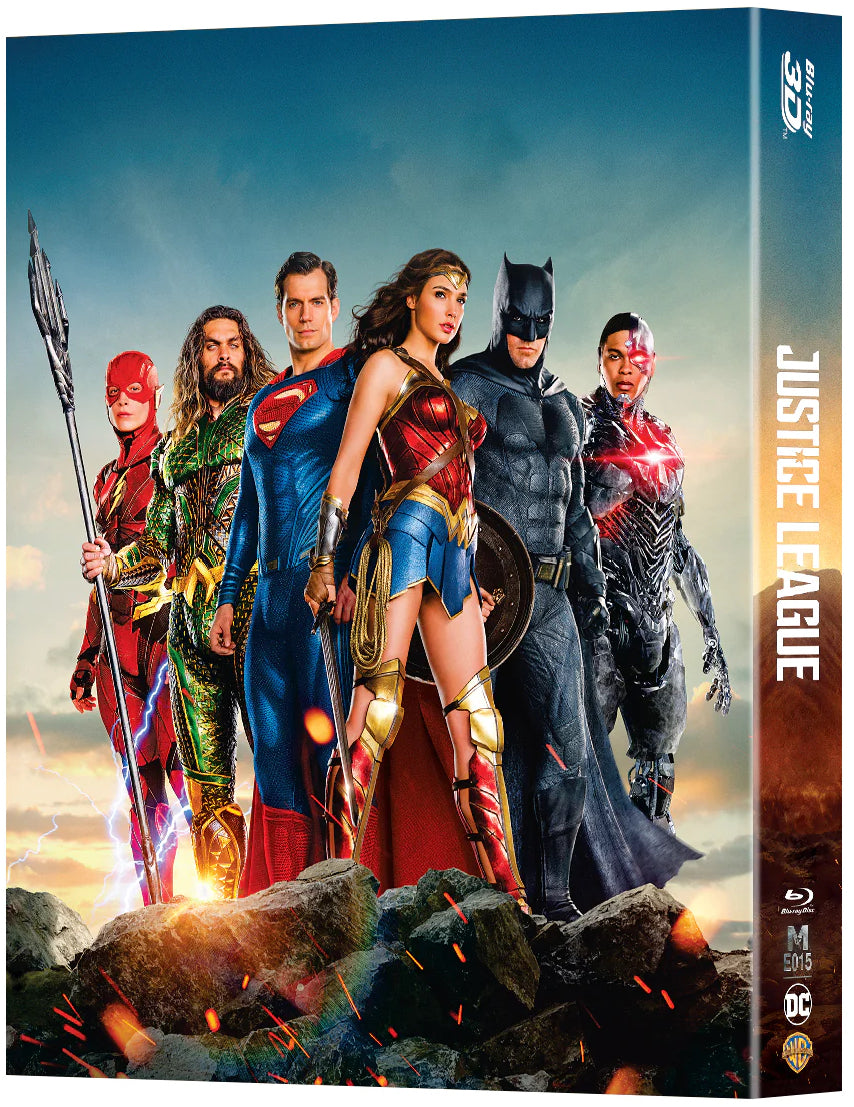 Justice League 3D Double Lenticular SteelBook (ME#15)(2017)(Hong Kong)