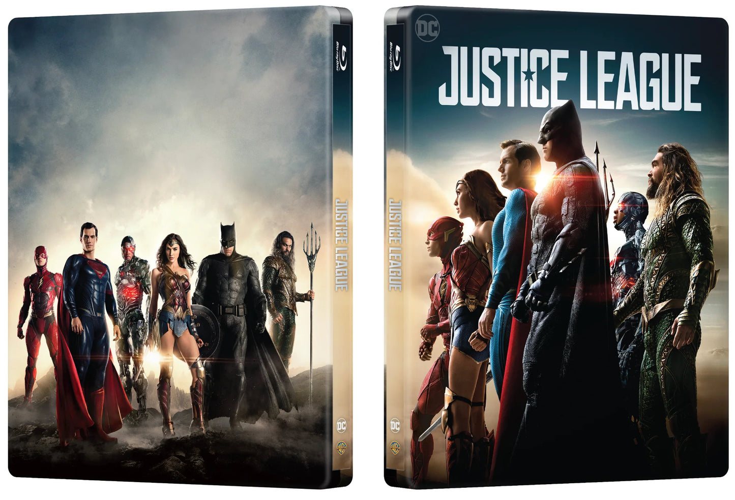 Justice League 3D Double Lenticular SteelBook (ME#15)(2017)(Hong Kong)