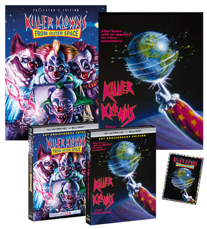 Killer Klowns From Outer Space 4K w/ Exclusive Slip & Posters (Exclusive)