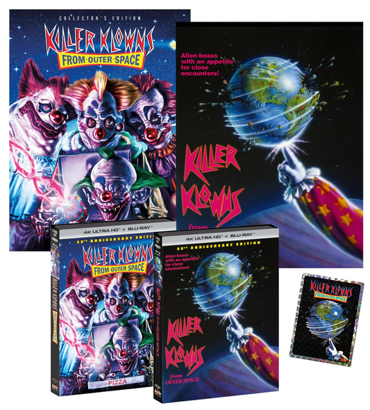 Killer Klowns From Outer Space 4K w/ Exclusive Slip & Posters (Exclusive)
