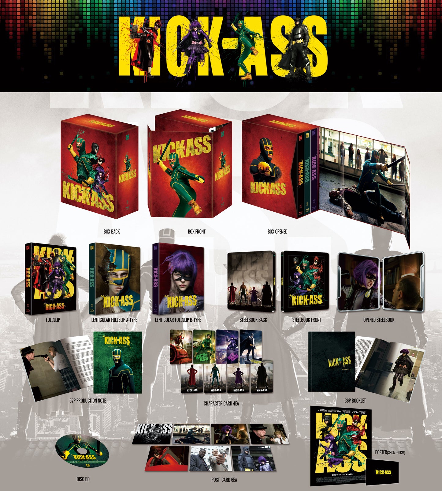 Kick-Ass 1-Click SteelBook (2010)(NE#23)(Korea)