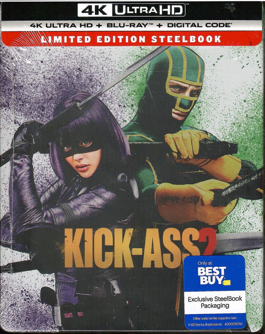 Kick-Ass 2 4K SteelBook (2013)(Exclusive)