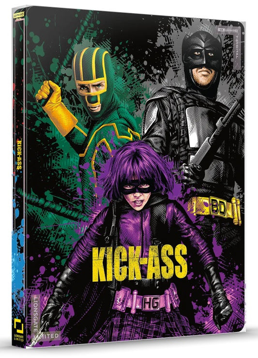 Kick-Ass 4K SteelBook: Unmasked Edition (2010)(Re-release)(Exclusive)