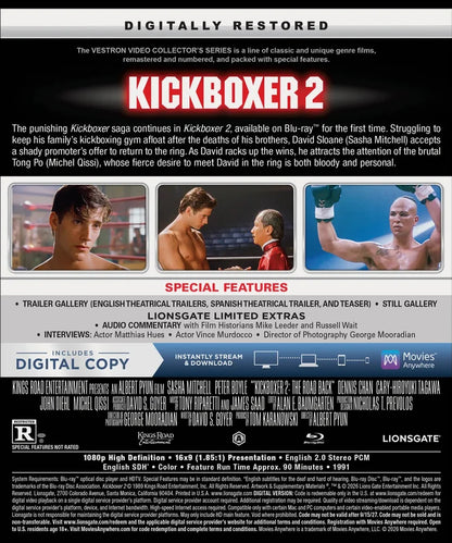 [Pre-Order] Kickboxer 2: Collector's Series #41 (1991)(Exclusive)