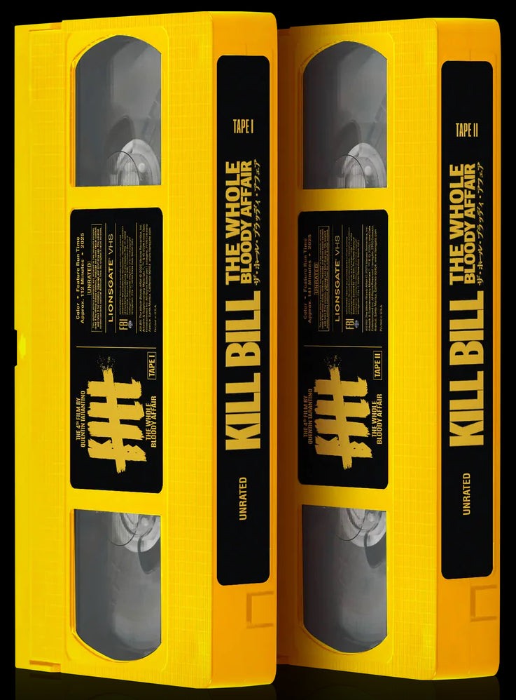Kill Bill: Volume 1 & 2 - The Whole Bloody Affair VHS - Be Kind, Rewind Edition (2003-2004)(Exclusive)