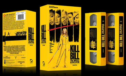 Kill Bill: Volume 1 & 2 - The Whole Bloody Affair VHS - Be Kind, Rewind Edition (2003-2004)(Exclusive)