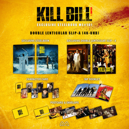 Kill Bill: Volume 1 4K Double Lenticular A SteelBook (2003)(ME#101)(Hong Kong)