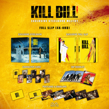 Kill Bill: Volume 1 4K 1-Click SteelBook (2003)(ME#101)(Hong Kong)